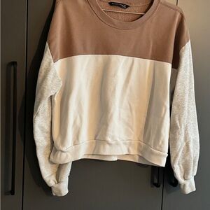 Abercrombie & Fitch Tan Textured Sweater